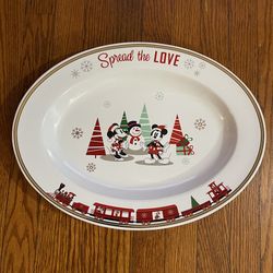 Disney Christmas Plate