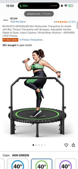 BCAN 40-Inch Mini Rebounder Trampoline
