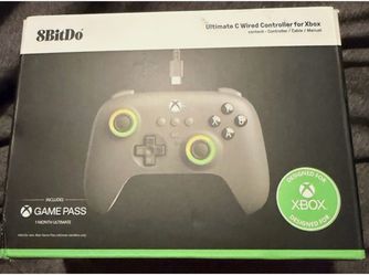8BitDo Ultimate C Wired Controller for Xbox with Fire Ring RGB Lighting