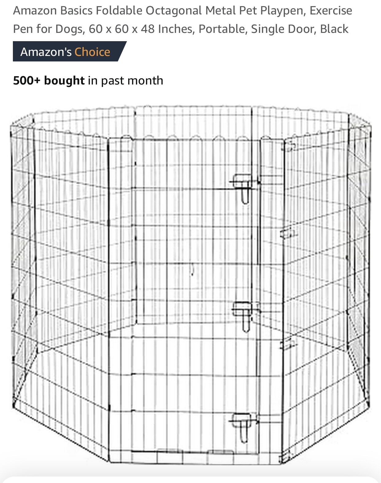 Dog Play Pen 