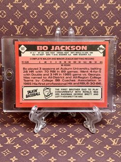Vintage Classic Legendary Bo Jackson ROOKIE baseball Card for Sale in  Westchester, CA - OfferUp