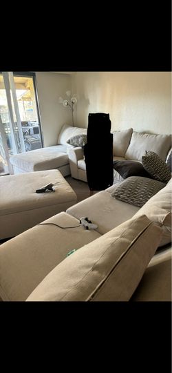 Living spaces oversized l sectional