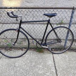 Large size Schwinn single speed road bike w bullhorn/ freewheel