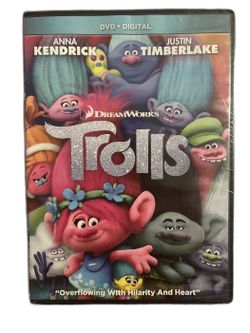 Trolls DVD 2016 DreamWorks - New Sealed Anna Kendrick