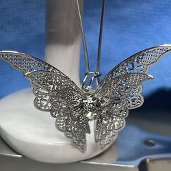 Butterfly Earrings (Silver)