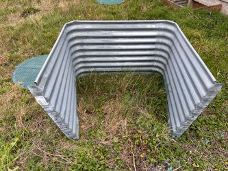 New stainless steel crawlspace well