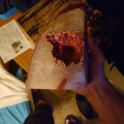 Rose Quartz Geode Chunk