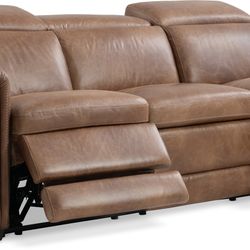 NEED Gone!!! Bernhardt Living Lioni Leather Power Motion Sofa 9567RHO at Salt Creek Office Furniture NEW