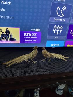 GOLD METAL BIRDS 