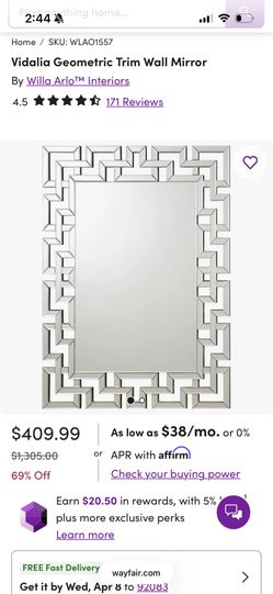 Big Mirror $150 OBO