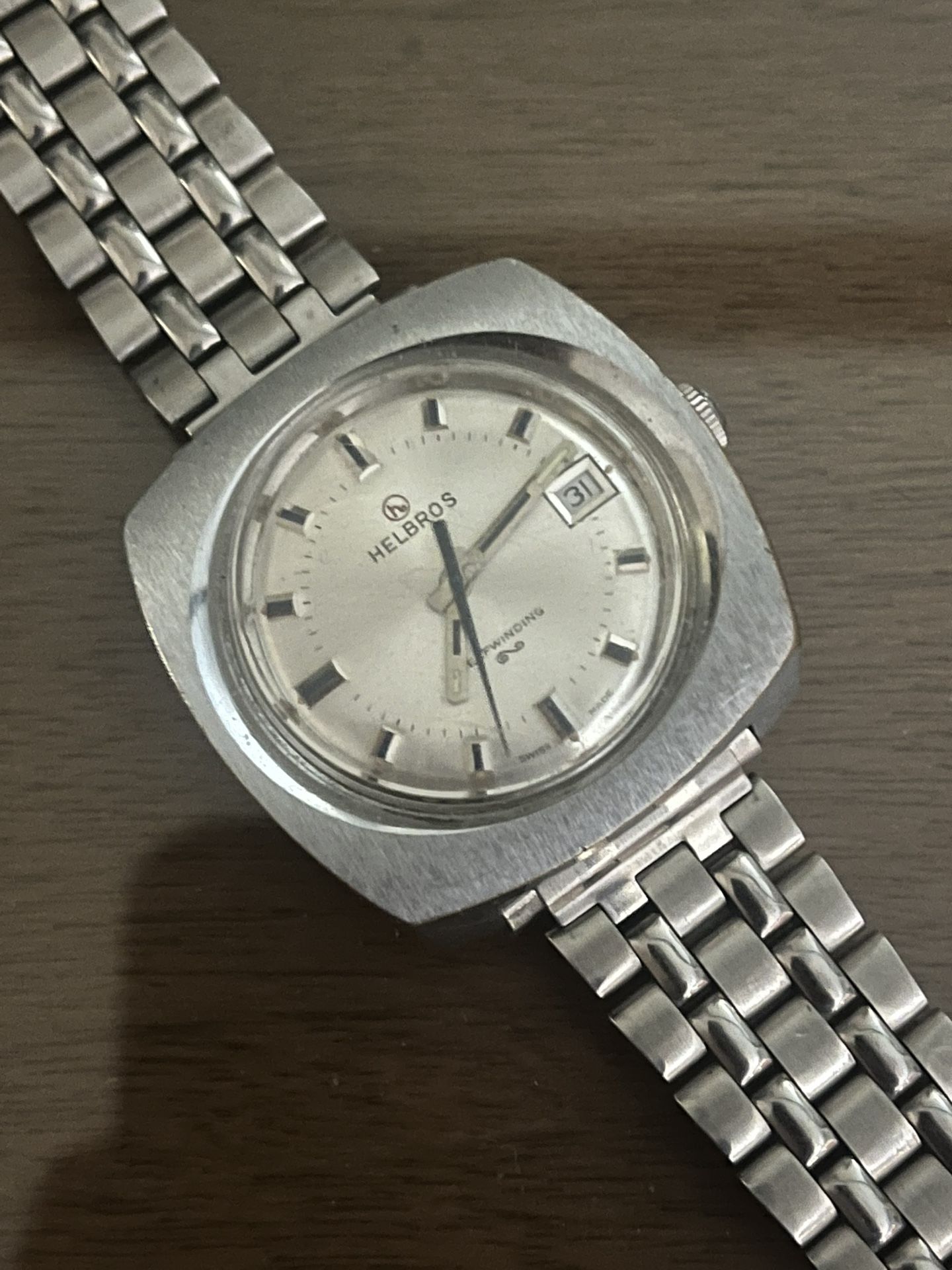 Vintage Mens Helbros Automatic Watch