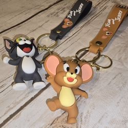 Tom & Jerry Keychain Set 