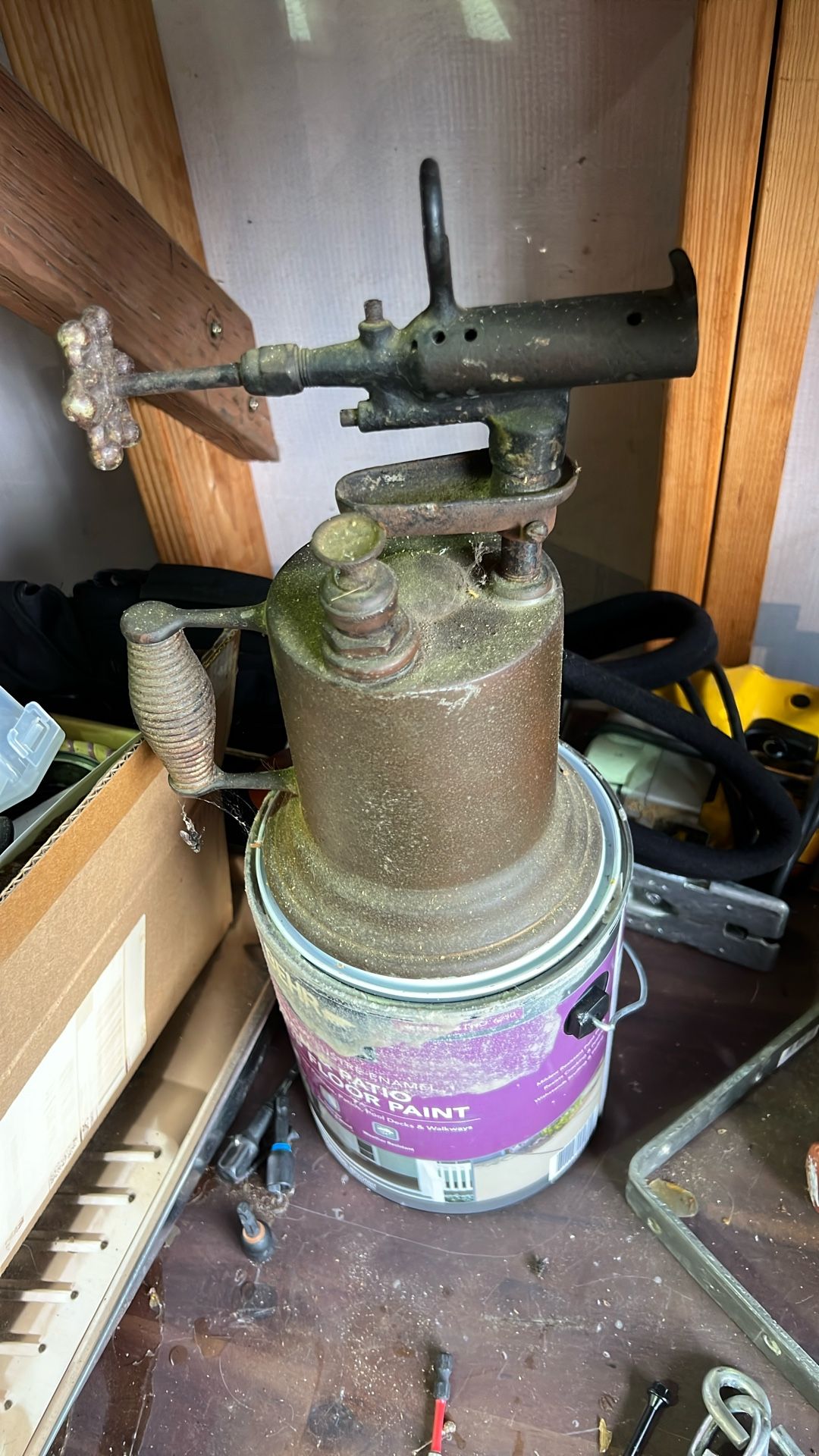 Old Brass Working Torch