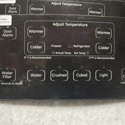 GE Refrigerator Temperature Control