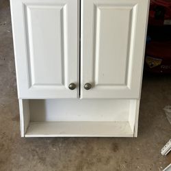 White Bathroom Wall Cabinet