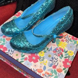 Blue Glitter Heels 