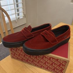 Vans Velvet Port Slip-Ons 