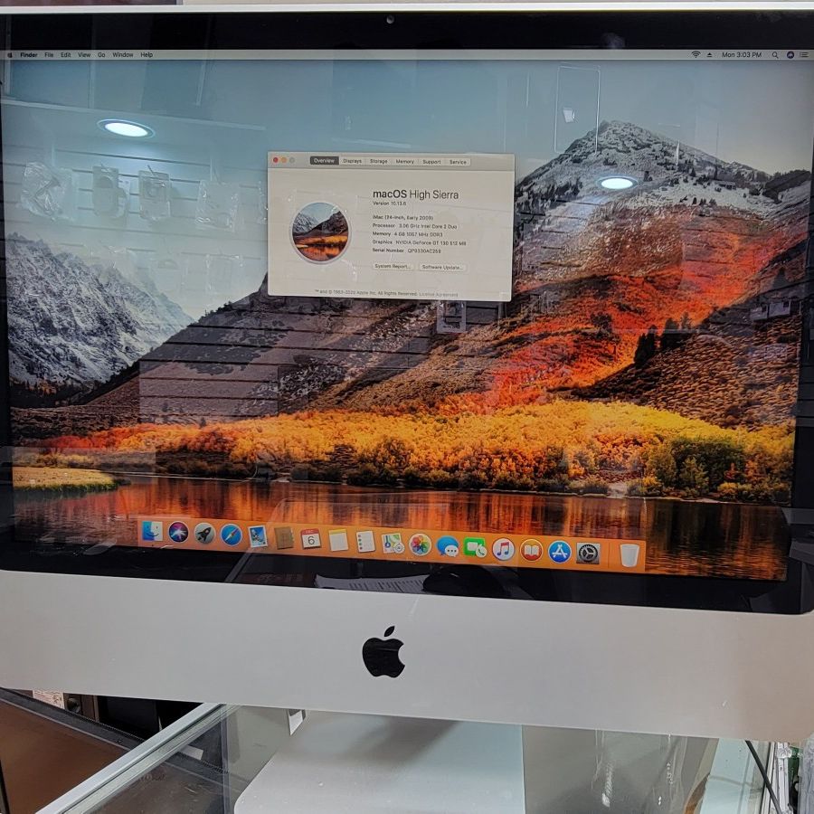 IMac Computer (24-inch, Early 2009) Core 2 Duo 3.06 GHz 4GB 1TB 