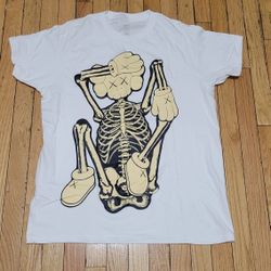 KAWS XX "New Fiction" Skeleton Graphic T-Shirt