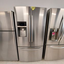 Samsung Stainless Steel French Door Refrigerator Used In Good Condition With 90days Warranty 