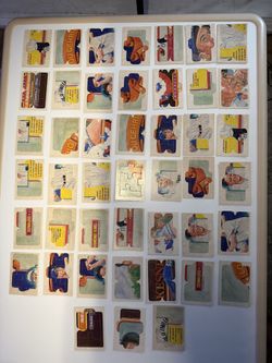 Donruss 1984 Diamond King Puzzle Pieces. Lou Gehrig And Duke Snider.