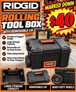 RIDGID Rolling Tool Box