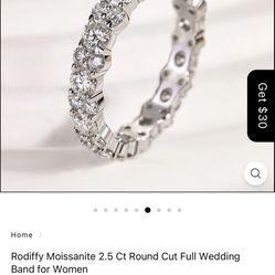 moissanite ring 