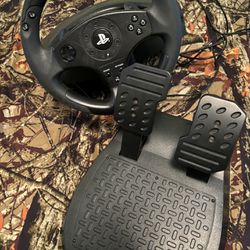 PlayStation Wheel And Pedals