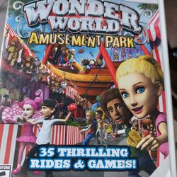 Wonderworld Amusement Park Nintendo Wii Game Tested w/Manual