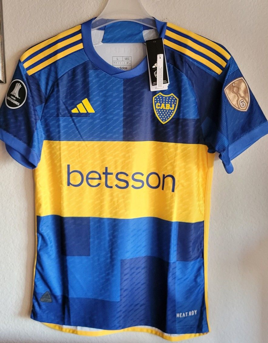 Adidas Mens Boca Juniors Home Jersey Authentic Size XL No Trade