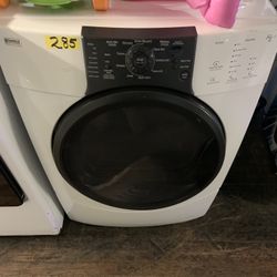 White And Black Kenmore Dryer