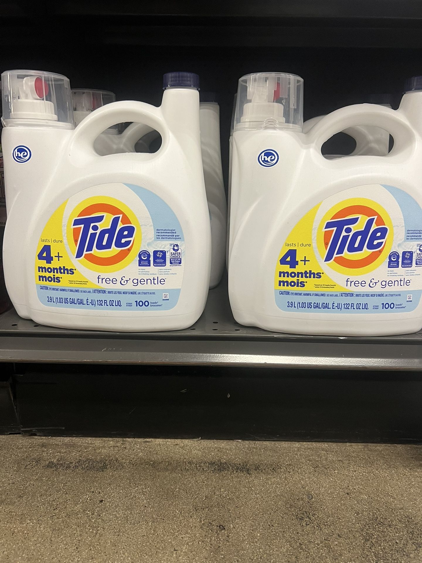 Tide Free And Gentle 132Oz