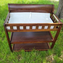 Solid Wood Diaper Changing Table