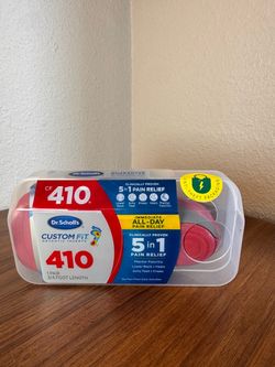 New in Box- Dr. Scholl’s CF410 Custom Fit Orthotic Inserts