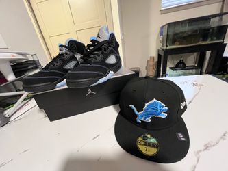Jordan 5 black university blue