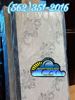 Twin deluxe mattress Colchon Individual Nuevo single