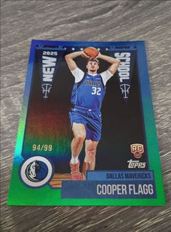 2025-26 Cooper Flagg Topps New School Green Rookie /99