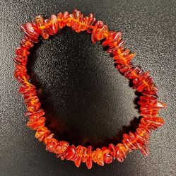 Amber Gemstone Beaded Bracelet New