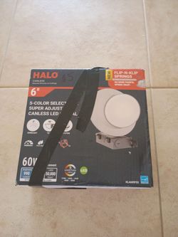 Halo 6 in five colors select super adjust canvas LED 60 watt