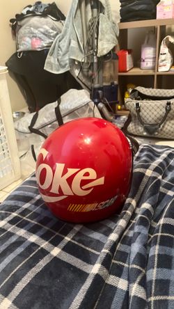 Vintage coke cola helmet