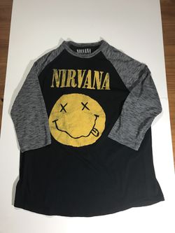 Nirvana Graphic Baseball tee Men’s XL