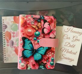 Pretty Butterfly Budget binder