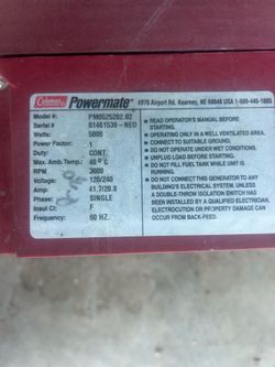 5000 extended run generator