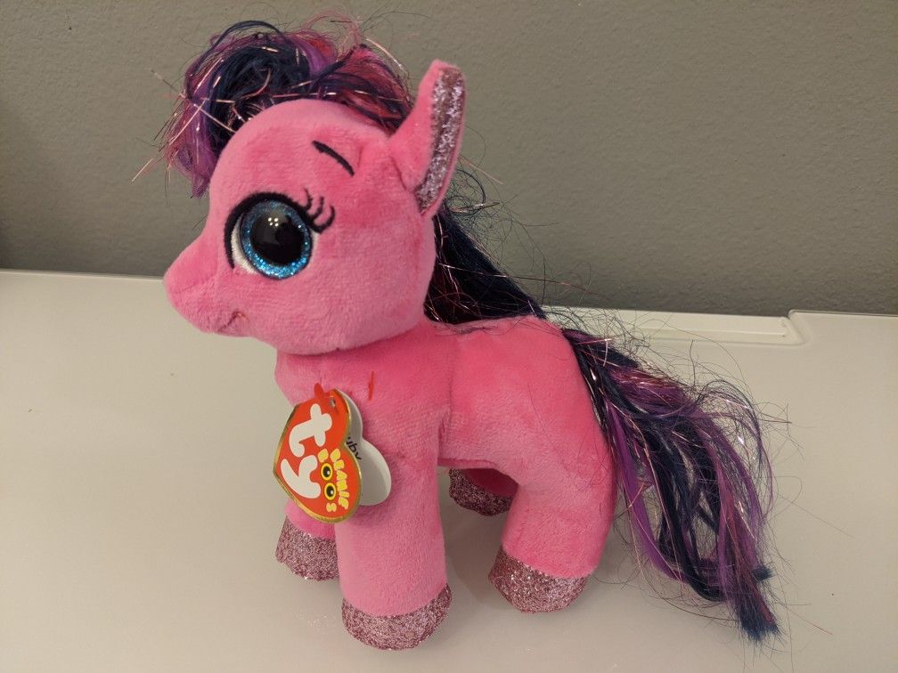 Beanie Boos Ruby Pony Stuffed Animal