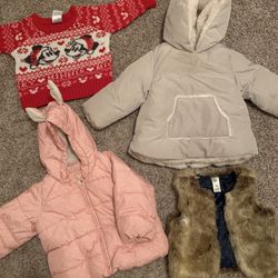 Baby Girl Winter jackets/sweater/vest