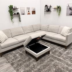 Cream Sectional Couch - Free Delivery 