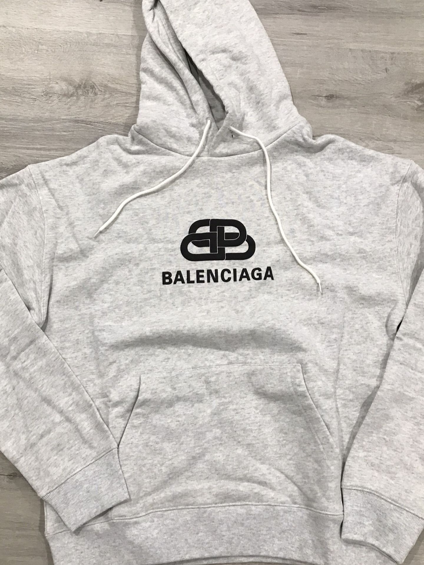 Balenciaga Hoody Hoodie Sweatshirt Grey Medium