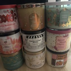 Bath And Body Works Candles 