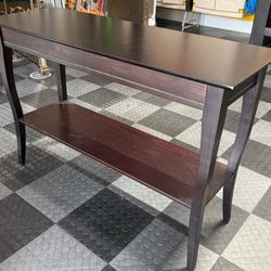 Wood console table 44x29x16
