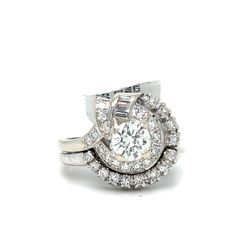 14Kt White Gold Diamond Ring 6.67g 1.50CTW Size 7 I-2387